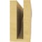 Ekena Millwork 3"W x 18"D x 6"H Thin Carmel Rough Cedar Woodgrain TimberThane Corbel, Primed Tan CORUR03X18X06CARRCPR - alternate 3